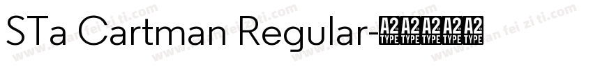 STa Cartman Regular字体转换